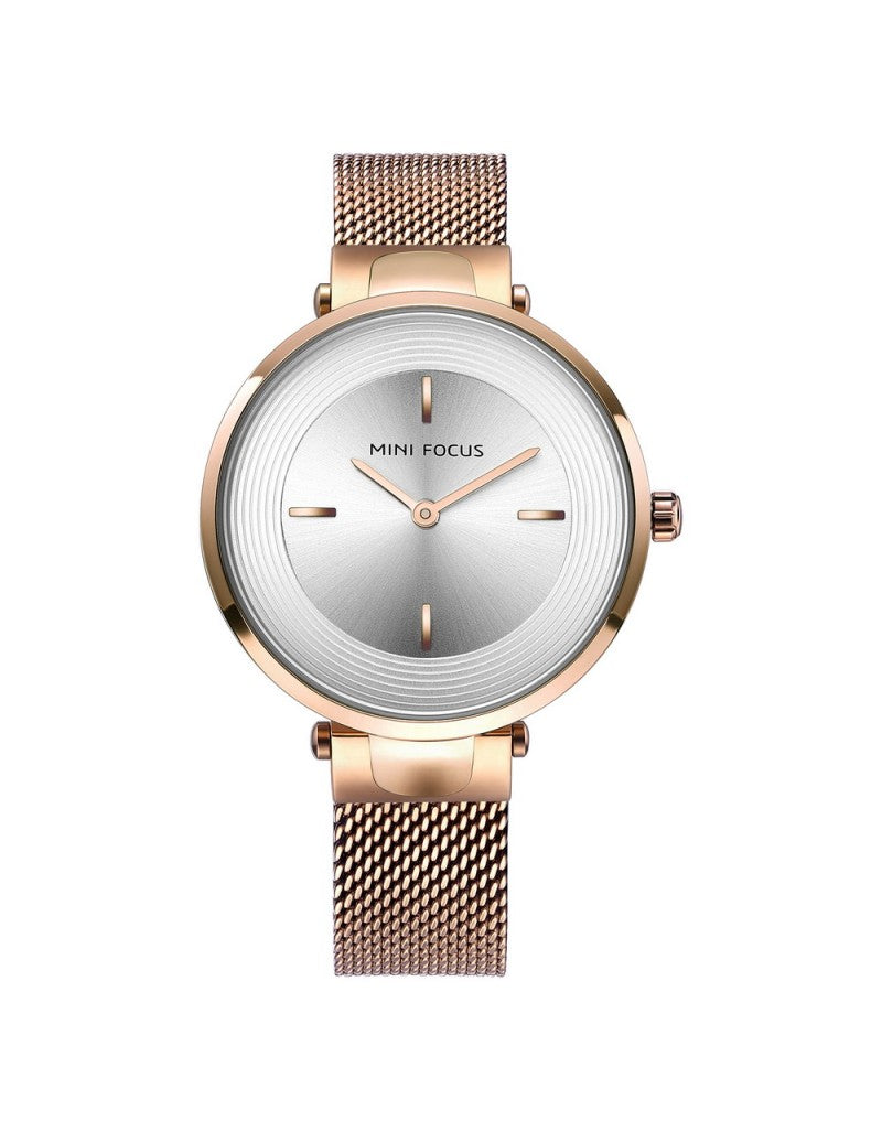 MINI FOCUS MF0195L – Montre Homme Quartz Acier Inoxydable Élégante