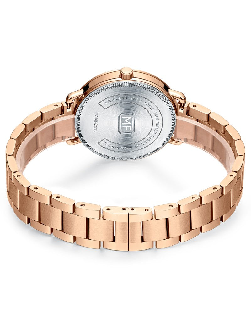 MINI FOCUS MF0222L – Montre Femme Élégante Quartz Acier Inoxydable