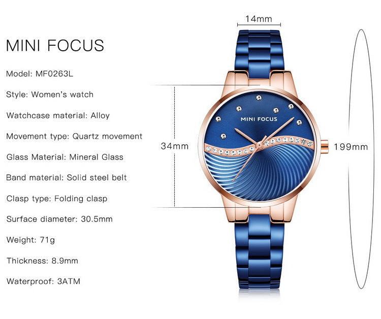 MINI FOCUS MF0263L – Montre Femme Élégante
