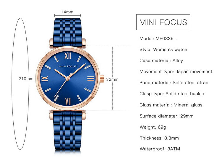 MINI FOCUS MF0335L – Montre Femme Élégante