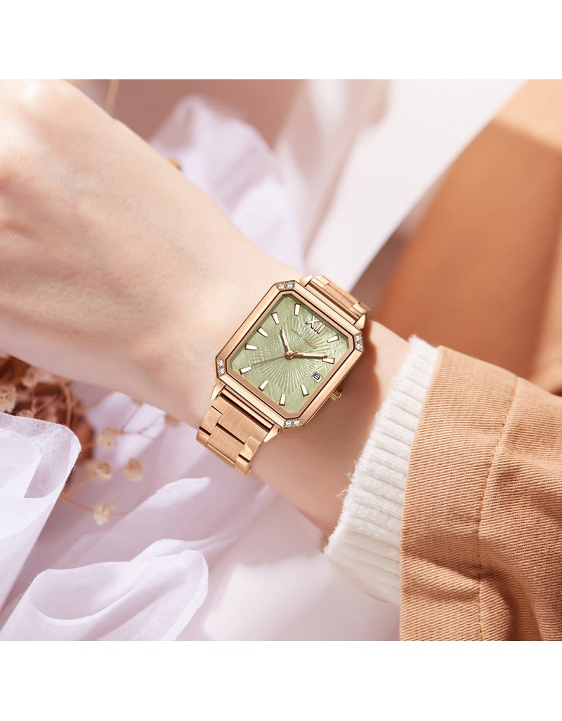 MINI FOCUS MF0222L – Montre Femme Élégante Quartz Acier Inoxydable