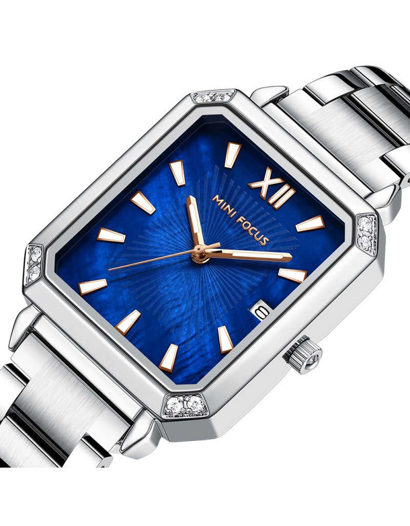 MINI FOCUS MF0222L – Montre Femme Élégante Quartz Acier Inoxydable
