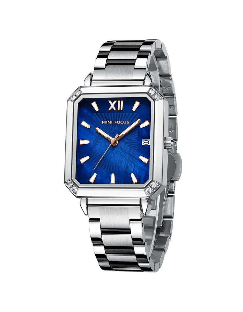 MINI FOCUS MF0222L – Montre Femme Élégante Quartz Acier Inoxydable
