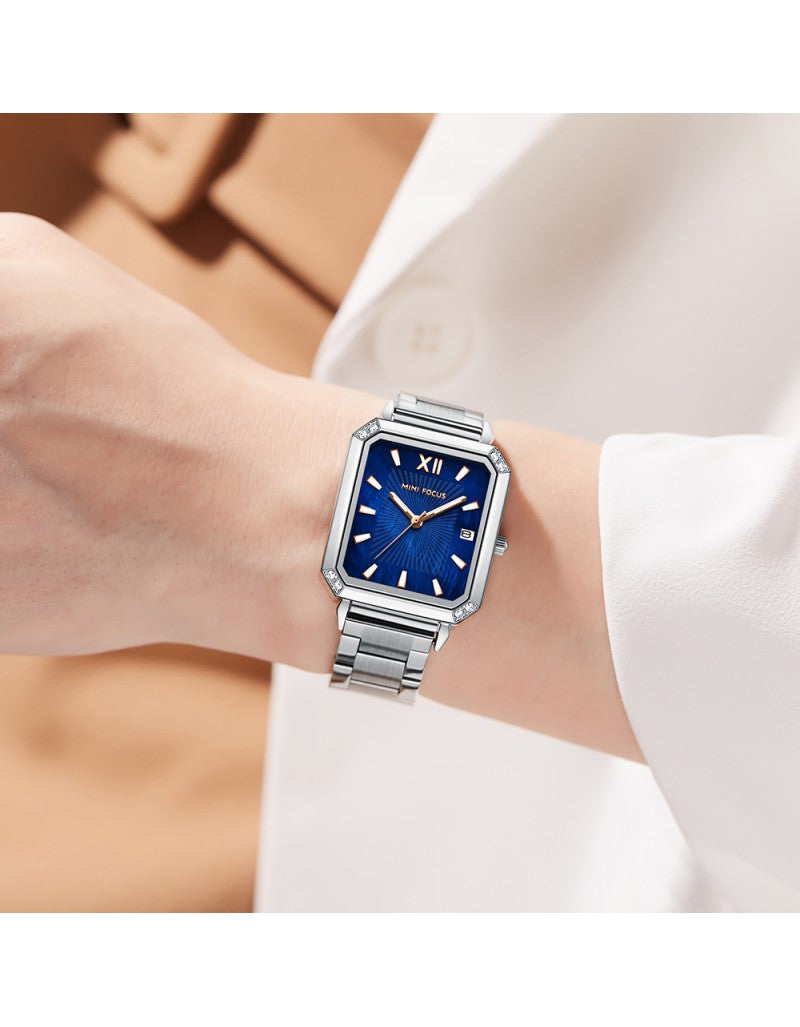 MINI FOCUS MF0222L – Montre Femme Élégante Quartz Acier Inoxydable