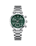 Montre Homme Chronographe Mini Focus MF0489L – Cadran Vert, Acier Inoxydable, 3ATM