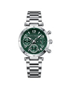 Montre Homme Chronographe Mini Focus MF0489L – Cadran Vert, Acier Inoxydable, 3ATM