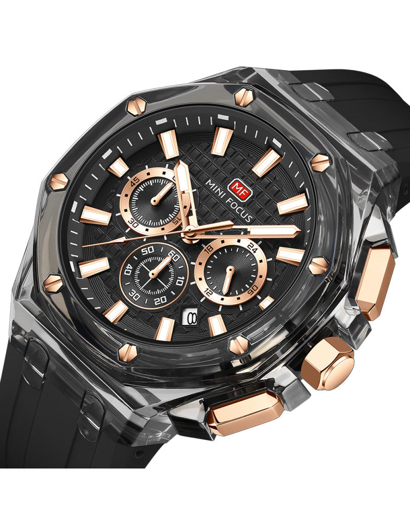 MINI FOCUS Montre Pour Hommes MF-0616 En Silicone - Originale-