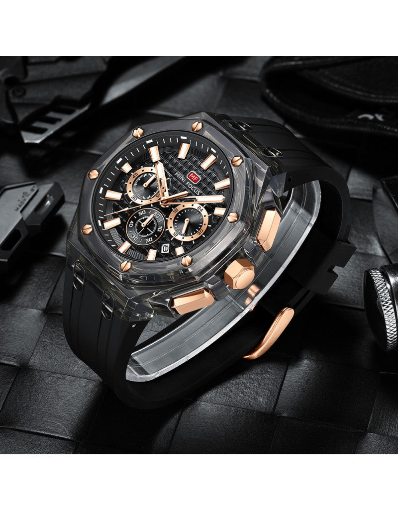 MINI FOCUS Montre Pour Hommes MF-0616 En Silicone - Originale-