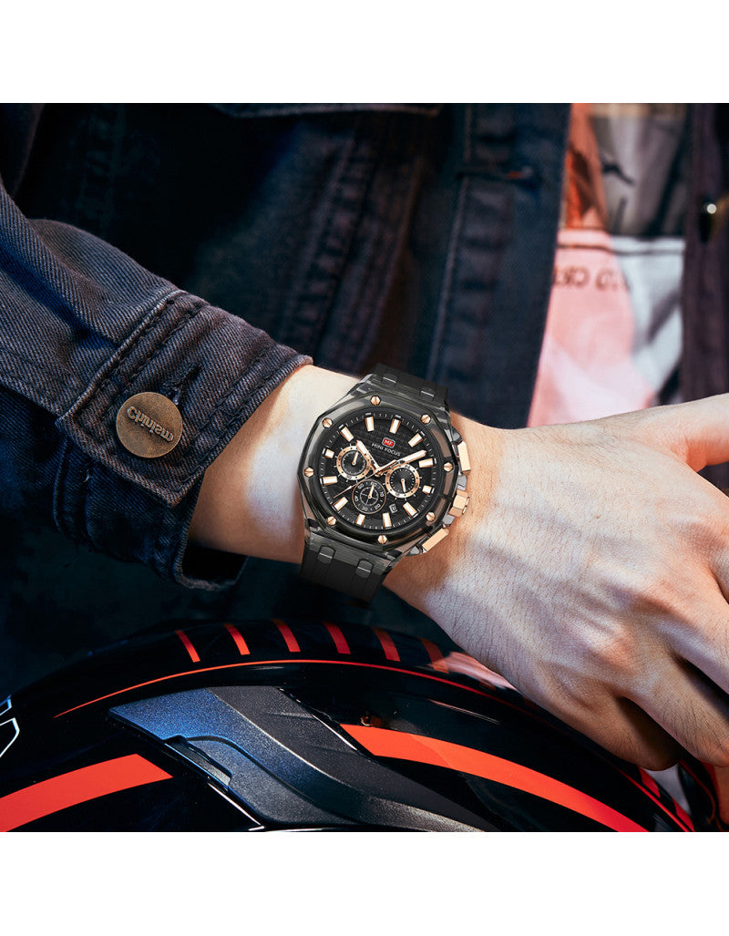 MINI FOCUS Montre Pour Hommes MF-0616 En Silicone - Originale-