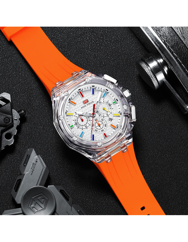 MINI FOCUS Montre Pour Hommes MF-0616 En Silicone - Originale-
