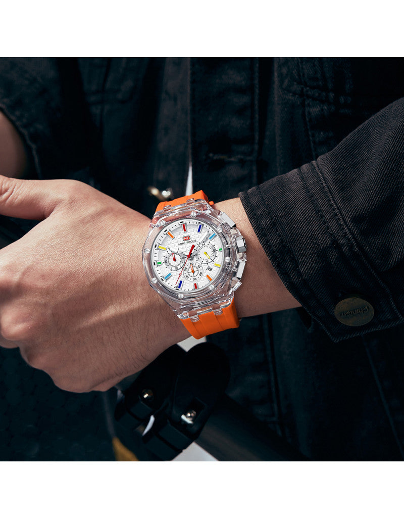 MINI FOCUS Montre Pour Hommes MF-0616 En Silicone - Originale-