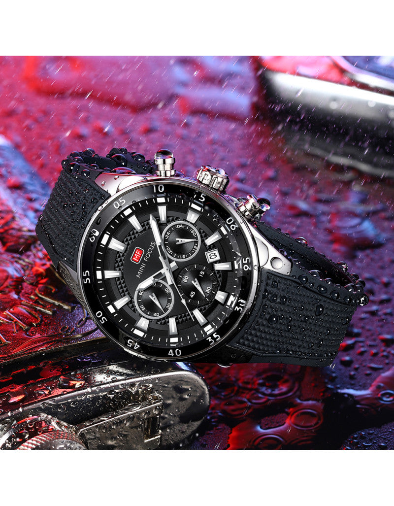 MINI FOCUS MF0627G – Montre Homme Sport Multifonction Waterproof