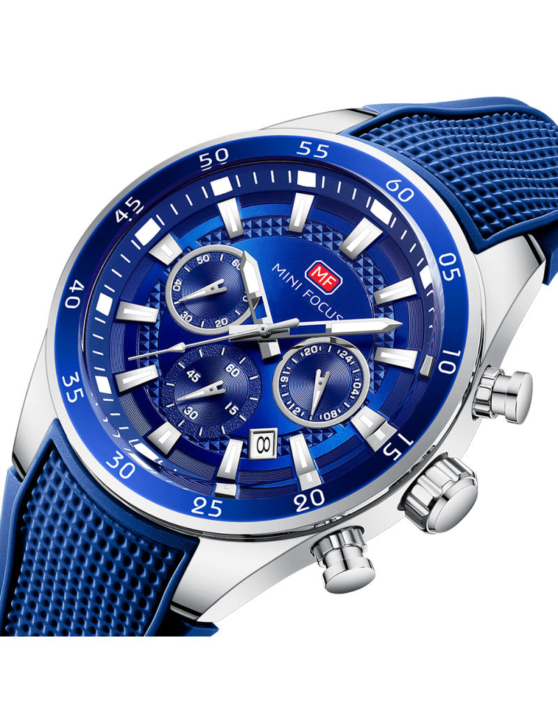 MINI FOCUS MF0627G – Montre Homme Sport Multifonction Waterproof