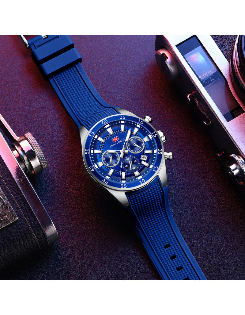 MINI FOCUS MF0627G – Montre Homme Sport Multifonction Waterproof