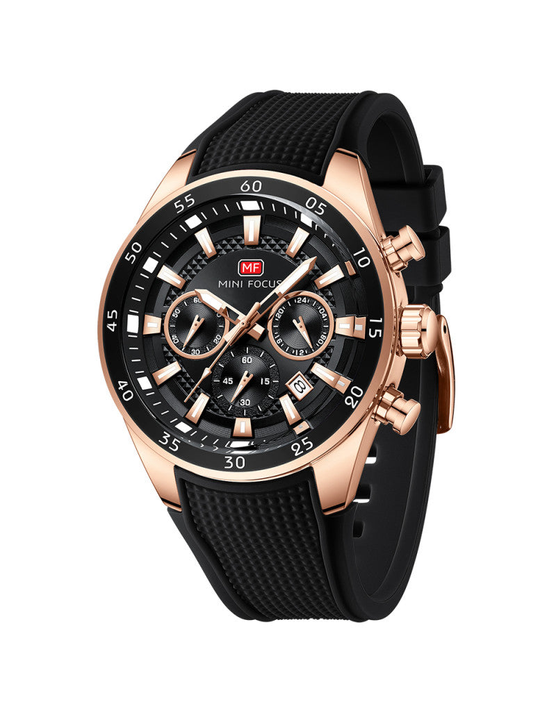 MINI FOCUS MF0627G – Montre Homme Sport Multifonction Waterproof