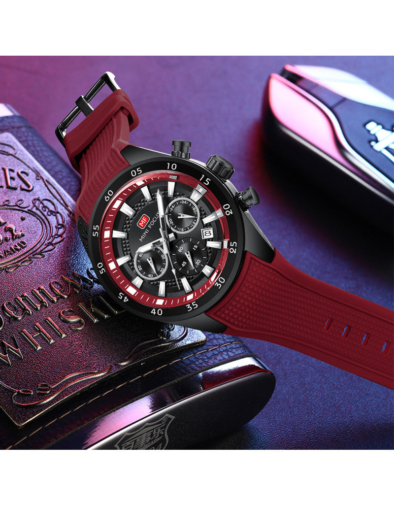 MINI FOCUS MF0627G – Montre Homme Sport Multifonction Waterproof