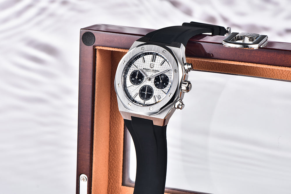 PAGANI DESIGN PD-1707 Royal Oak Chronograph Cadran Bleu