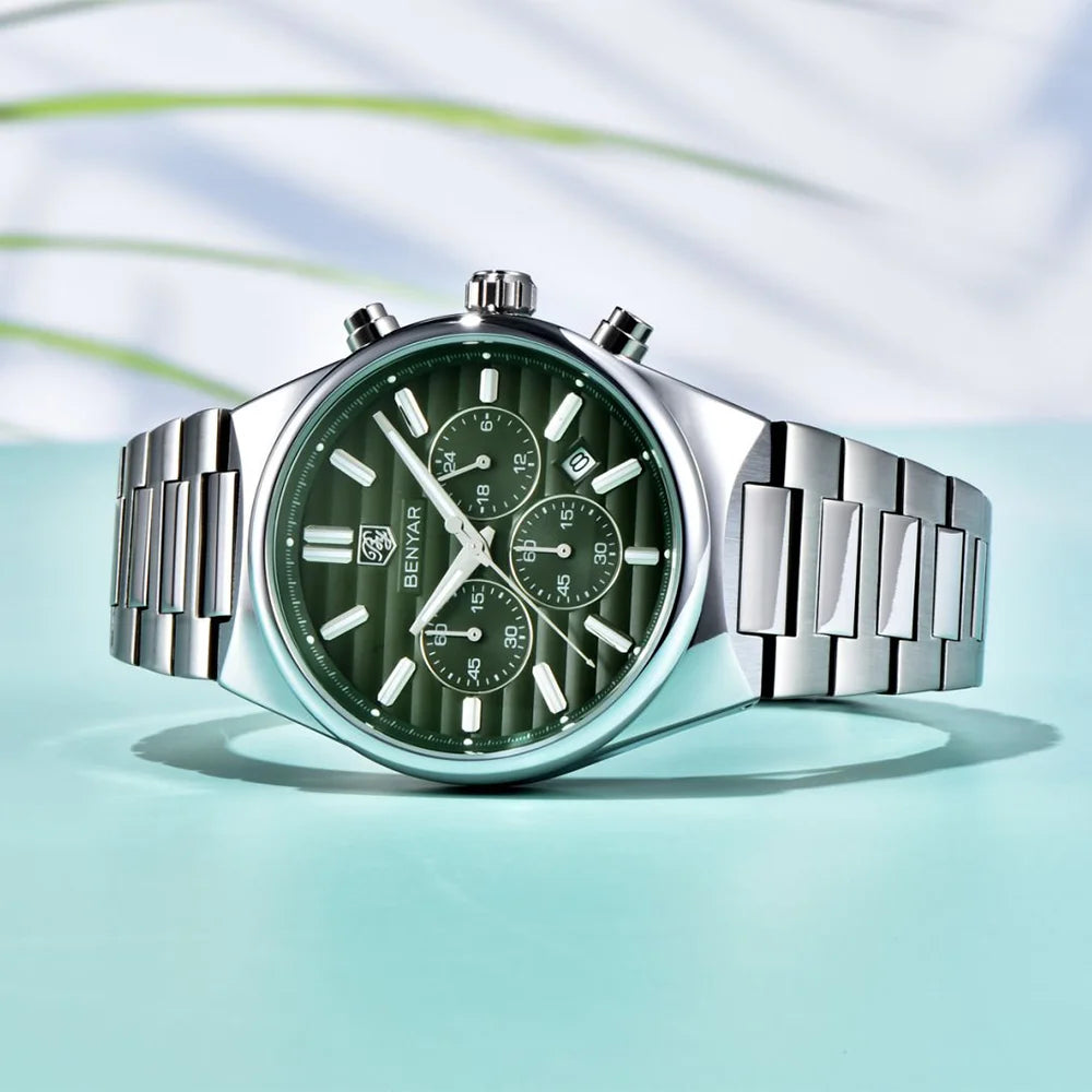 BENYAR BY-5214 – Montre Homme Chronographe Luxe Sport