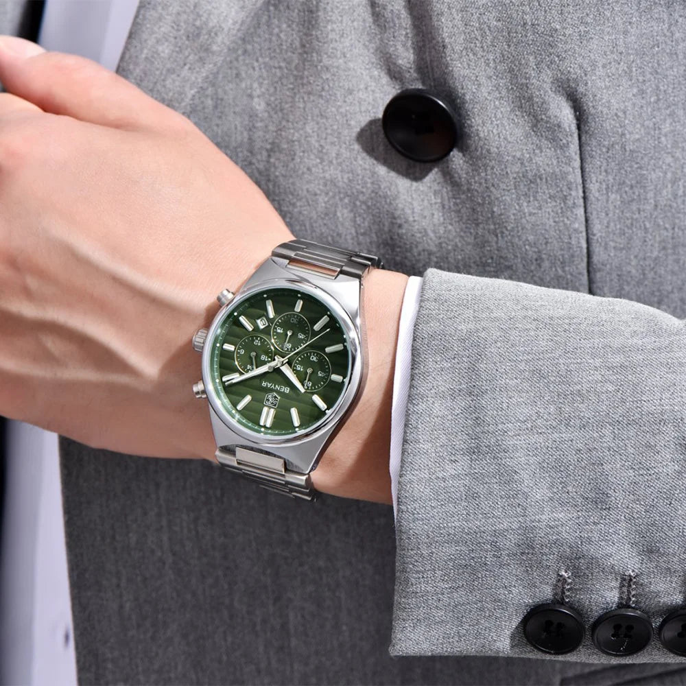 BENYAR BY-5214 – Montre Homme Chronographe Luxe Sport