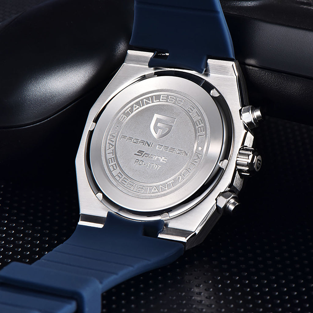 PAGANI DESIGN PD-1707 Royal Oak Chronograph Cadran Bleu