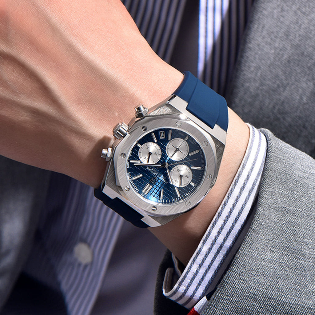PAGANI DESIGN PD-1707 Royal Oak Chronograph Cadran Bleu