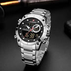 NAVIFORCE NF9163 – Montre Homme Luxe Étanche Acier Inoxydable