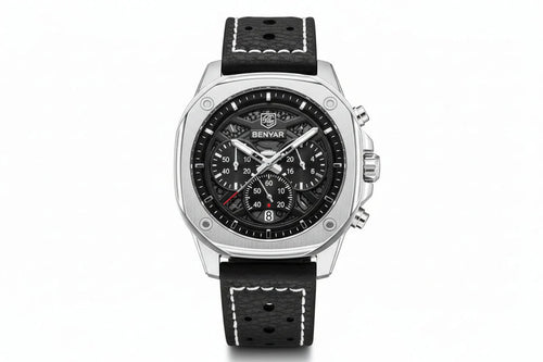 BENYAR BY-5222 – Montre Homme Rétro Quartz Cuir