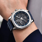 BENYAR BY-5222 – Montre Homme Rétro Quartz Cuir