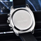 BENYAR BY-5222 – Montre Homme Rétro Quartz Cuir