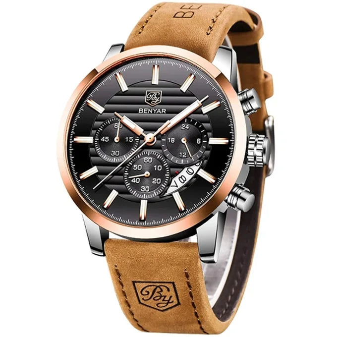 Montre BENYAR - Montre Homme Élégante – Style Luxe à Petit Prix