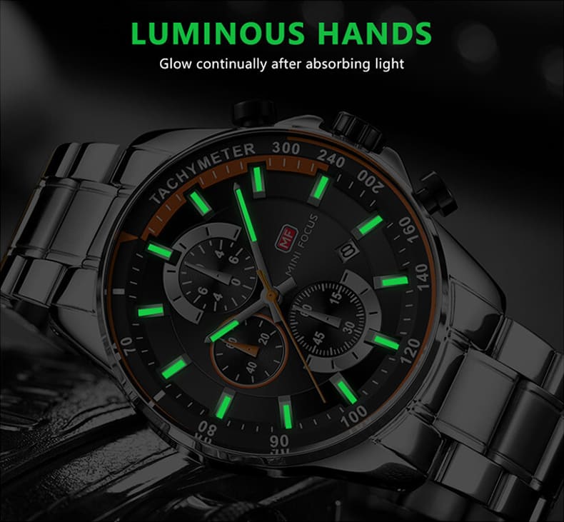 Montre Homme Chronographe Mini Focus MF0218G – Acier Inoxydable