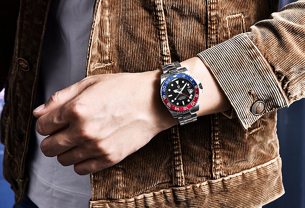Montre Homme Automatique GMT Pagani Design PD-1662