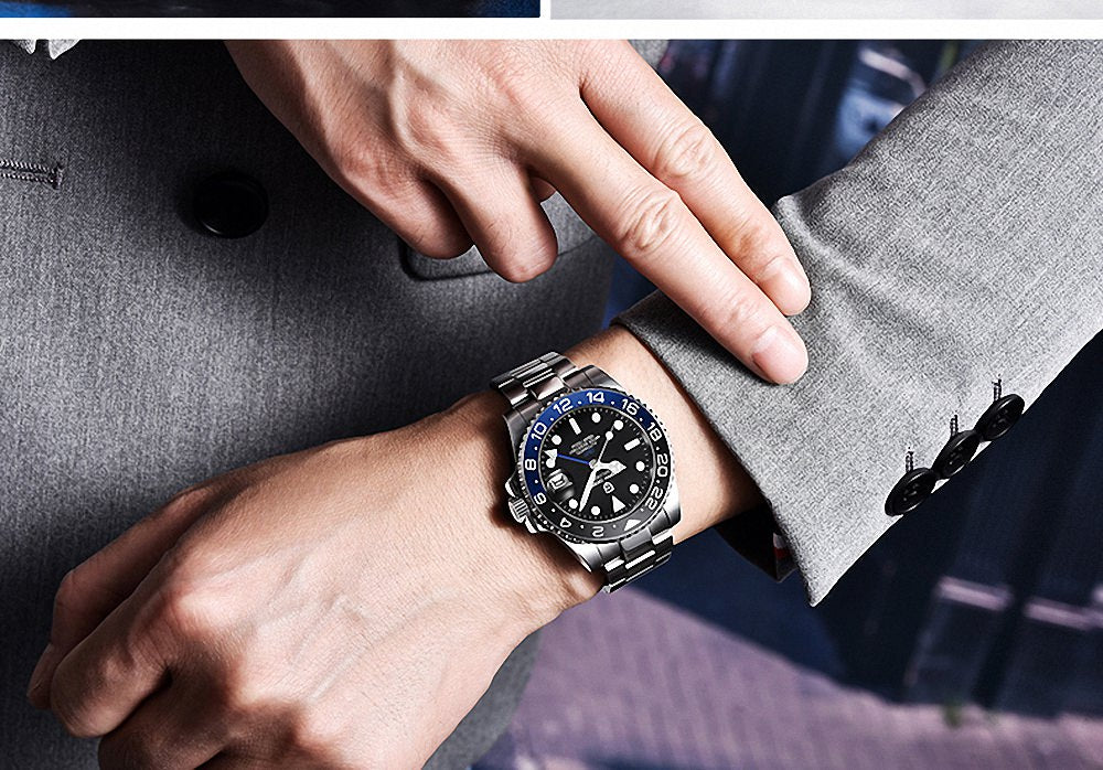 Montre Homme Automatique GMT Pagani Design PD-1662
