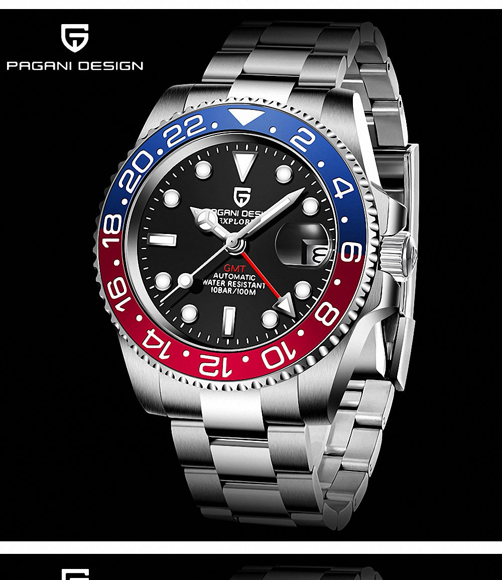 Montre Homme Automatique GMT Pagani Design PD-1662