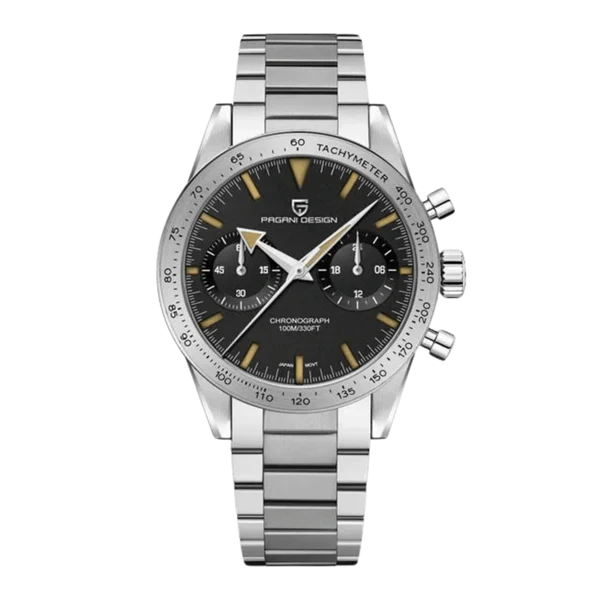 Montre Homme Chronographe Pagani Design PD-1766 – Quartz VK63, Verre Saphir, 10ATM