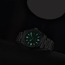BENYAR Automatic — Montre Homme Acier Inoxydable 100M