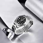 BENYAR Automatic — Montre Homme Acier Inoxydable 100M